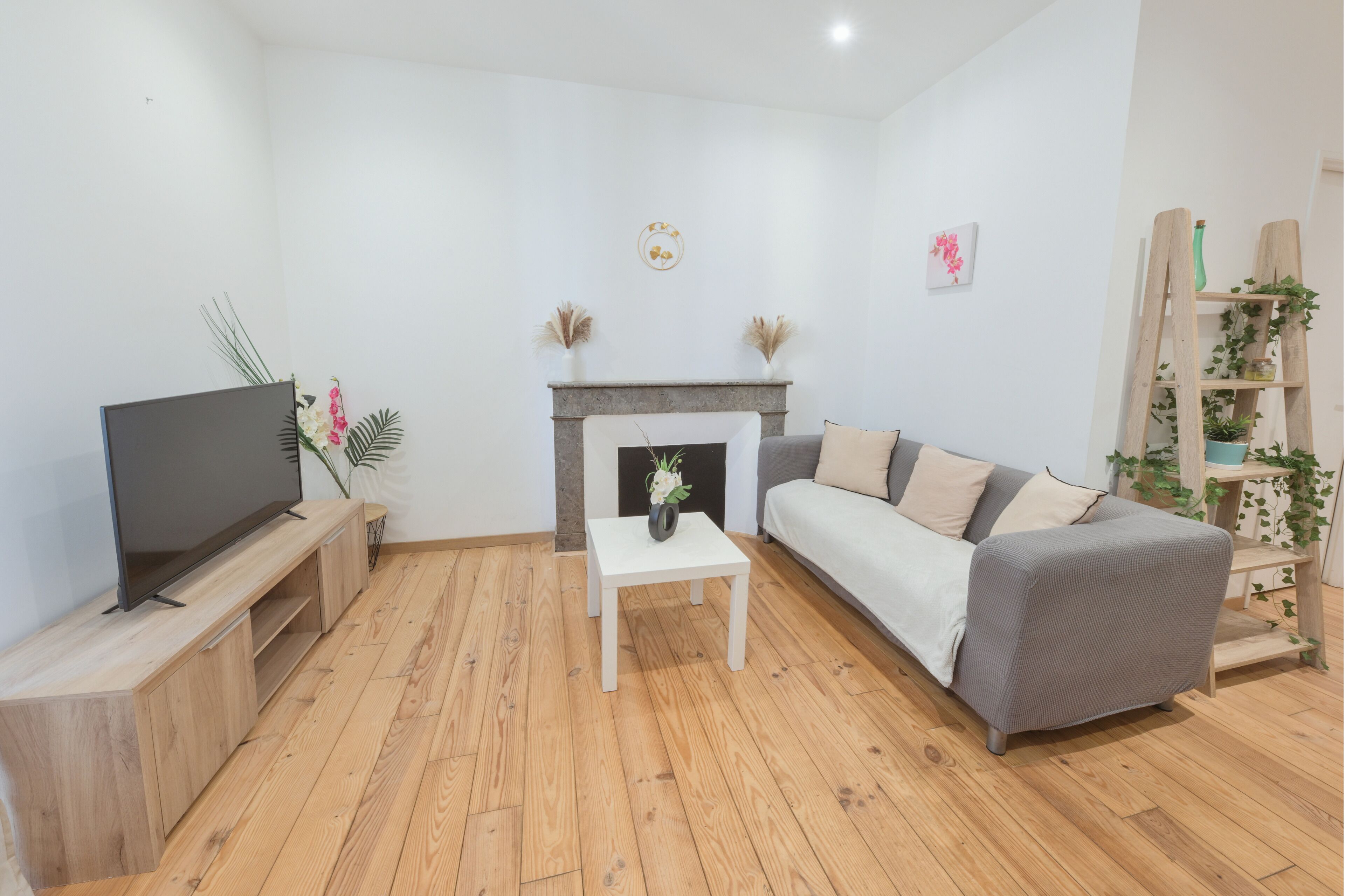 Smart TV, books, offices