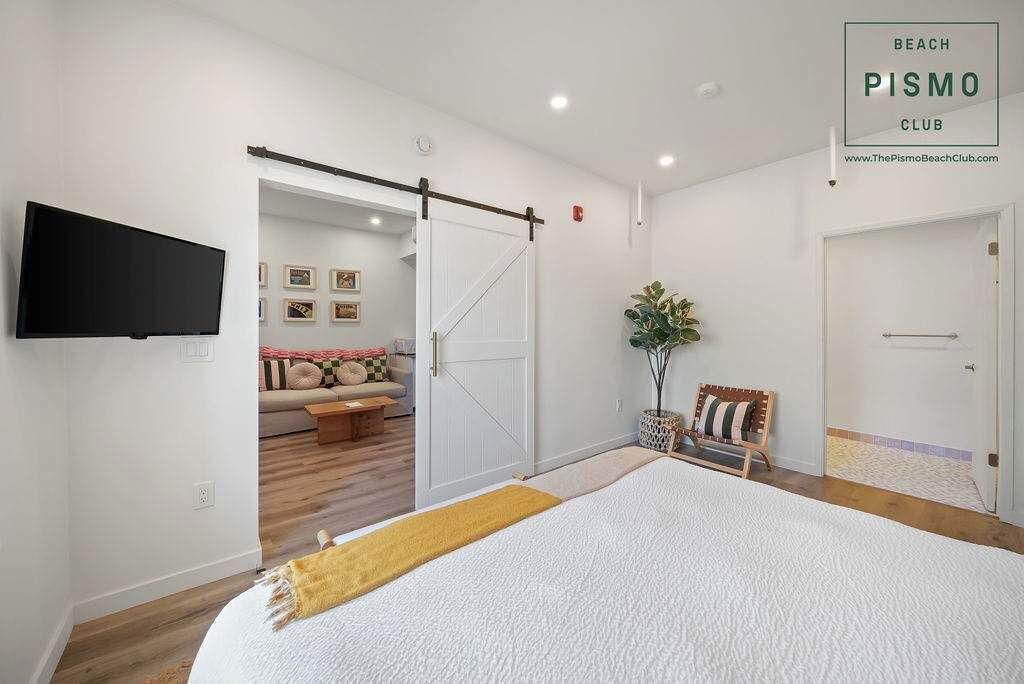 1 室のベッドルーム、WiFi、ベッドシーツ、車椅子でアクセスできる設備