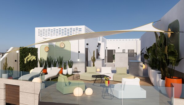 Rooftop terrace - Sholeo Lodges Las Canteras Flats (Las Palmas de Gran Canaria)