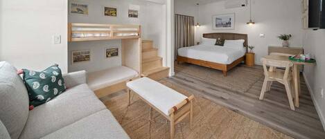 1 chambre, bureau, Wi-Fi, literie fournie