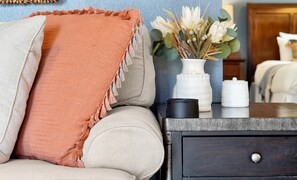 4 bedrooms, iron/ironing board, travel cot, WiFi