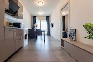 Studio, 1 soverom, terrasse, havutsikt | Innvendig