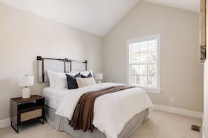 3 bedrooms, iron/ironing board, travel cot, WiFi