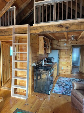 Interior - New spacious-charming one bedroom cottage with loft at Wilson Lake Country Club (Wilton)