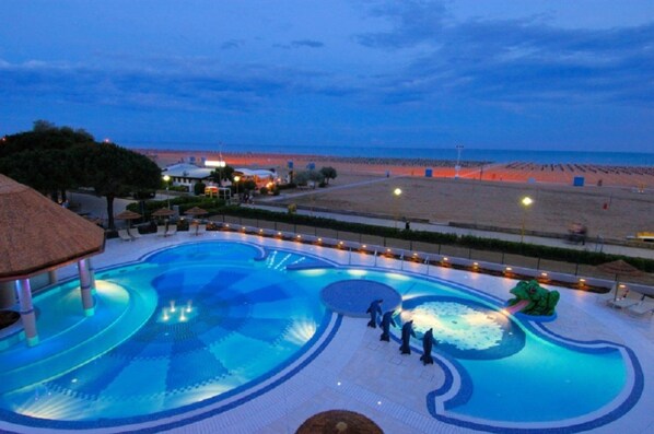 Apartment, 1 Schlafzimmer, Terrasse, Meerblick | Pool