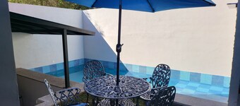 APARTMENT WITH PRIVATE POOL, GARDEN AND BAR