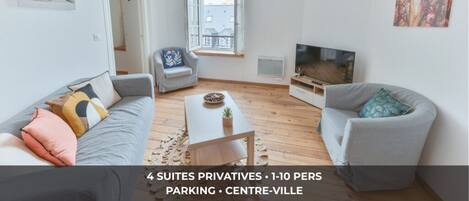 Smart TV, books, offices