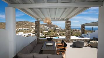 Comfort Villa, Balcony, Pool View | Balcony