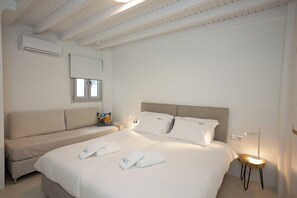 Deluxe Villa, Balcony, Pool View | In-room safe, individually decorated, individually furnished, desk - CAVO BLUE VILLAS (Mykonos)