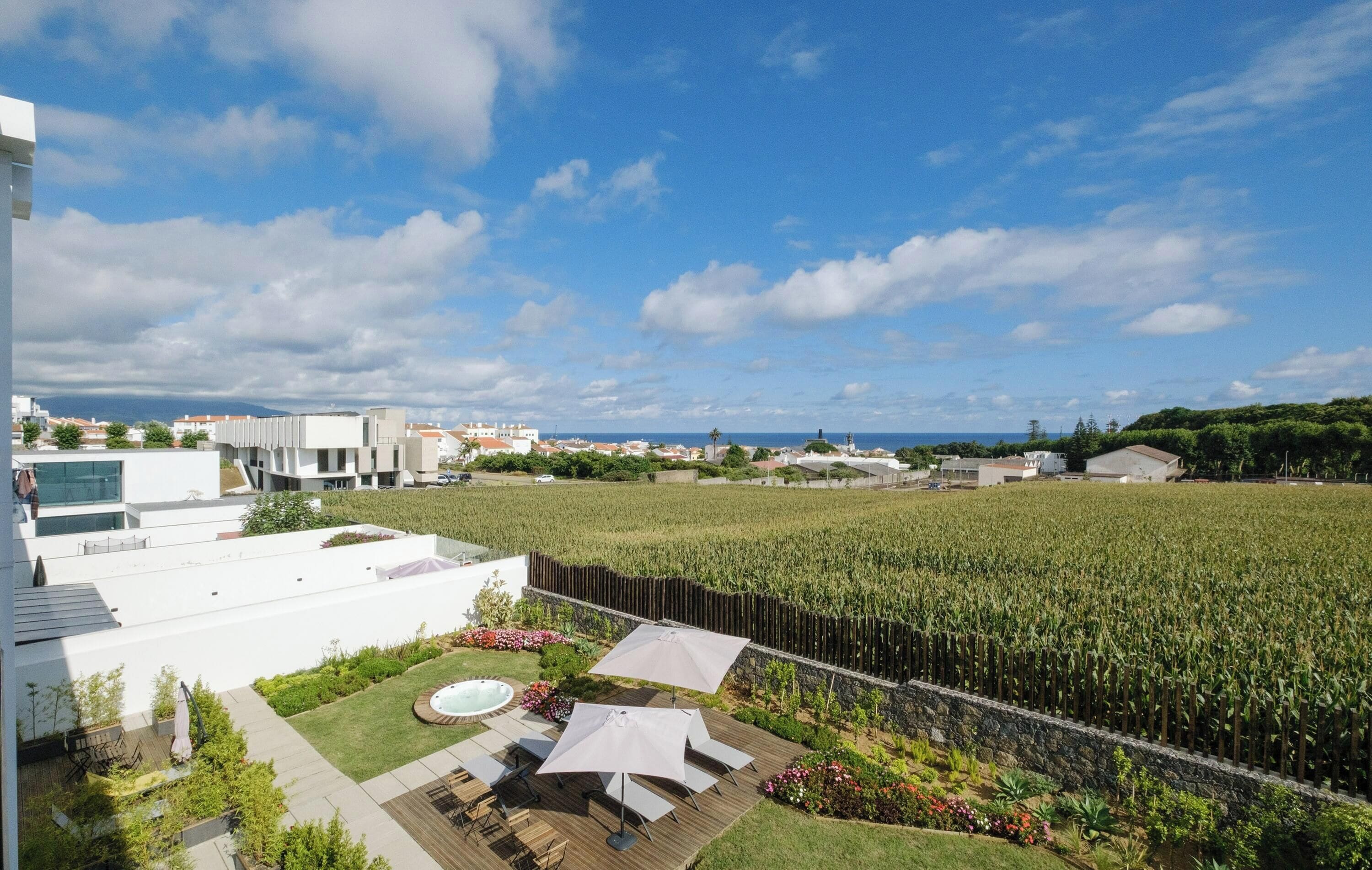 Vue depuis l’hébergement