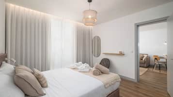 1 bedroom, blackout curtains, soundproofing, iron/ironing board