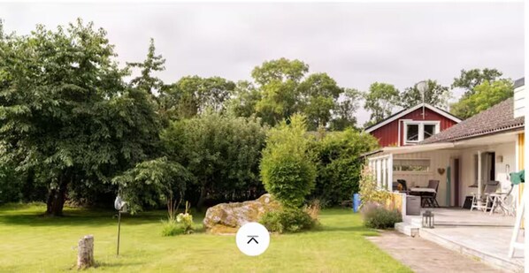 Terrace/patio - House in Sweden, Baltic Sea, Kalmar (Blomstermåla)