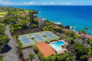 Condo, 1 giường cỡ king và sofa giường (Keauhou Kona Surf & Racquet Club#1-20) | Hồ bơi