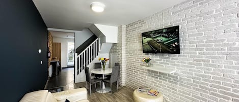 Maison mitoyenne Design | Coin séjour
