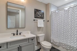 Hair dryer, towels
