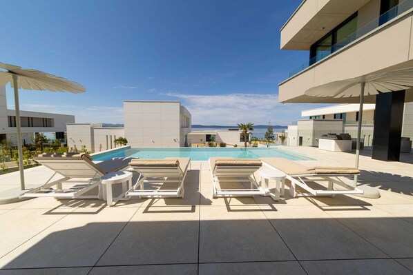 Una piscina climatizada