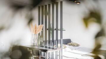 1 soverom, strykejern/-brett, wi-fi og sengetøy