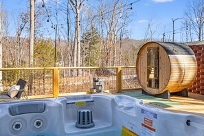 Bain à remous extérieur