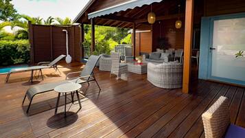 Vila Comfort, 1 kamar tidur, kolam renang pribadi | Teras/patio