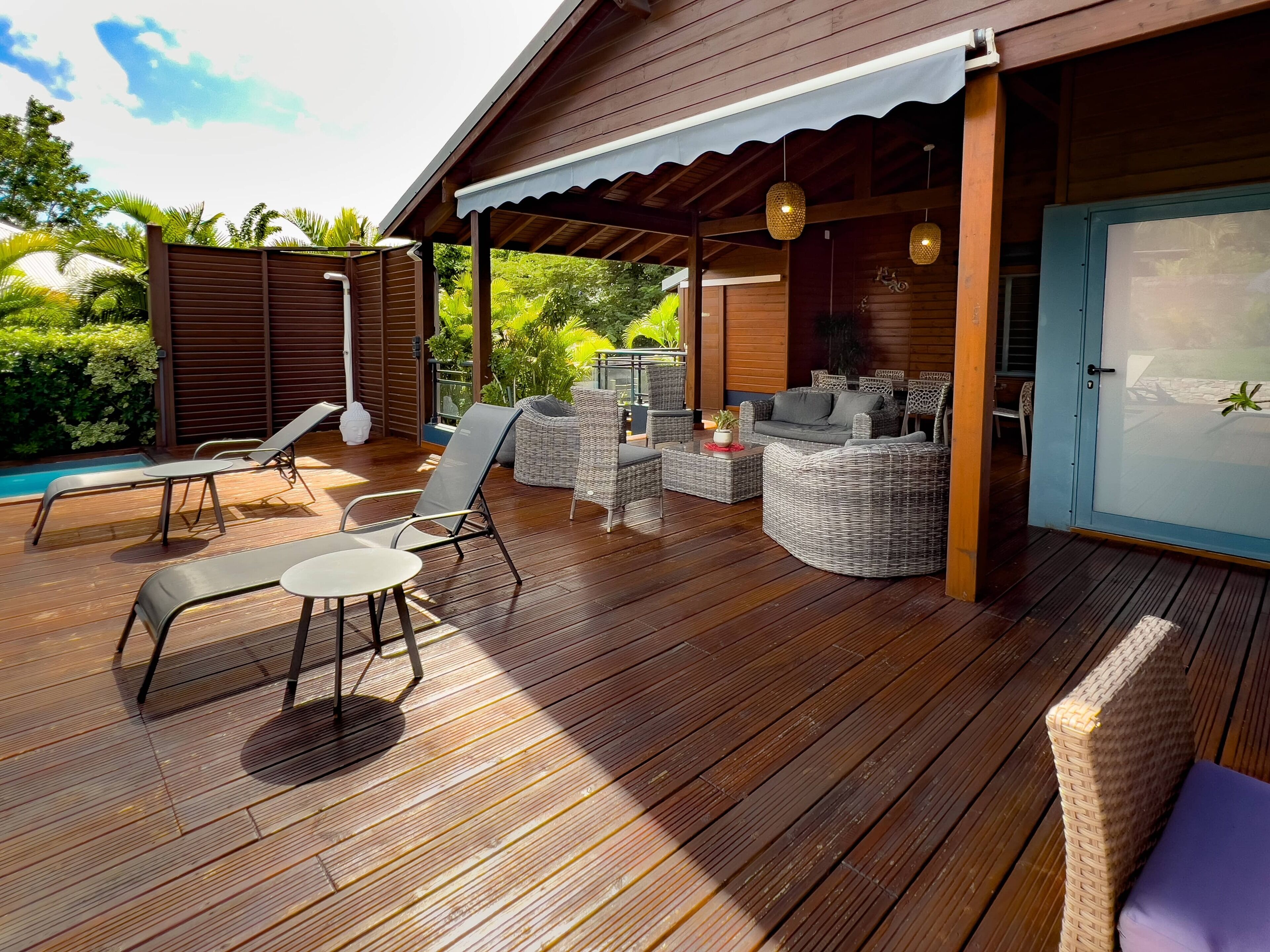 Family Villa, 3 Bedrooms, Private Pool, Pool View | Terrace/patio