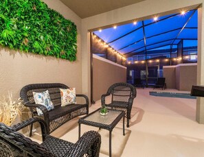 Terrace/patio - Storey Lake Resort, private pool, near famous attractions!! (Kissimmee)