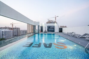 Una piscina riscaldata