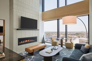 Presidential Suite, 1 King Bed, Non Smoking, Corner | Down comforters, minibar, in-room safe, desk - The REMI., Scottsdale, Autograph Collection (Scottsdale)