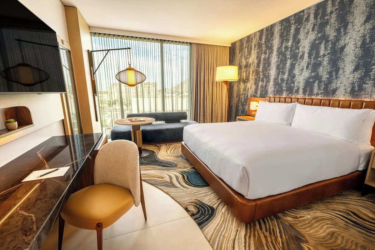 Minibar, in-room safe, desk, blackout drapes