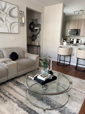 TV connectée, cheminée