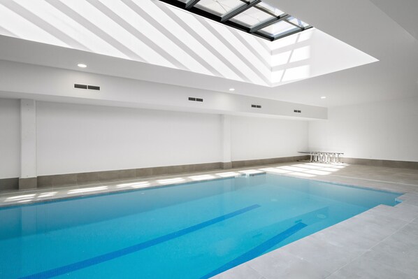 Una piscina climatizada