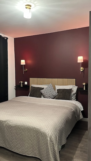 2 bedrooms, desk, iron/ironing board, free WiFi - Charming and Cosy Place 2 rooms 3 beds (Downtown) (Thionville)