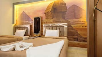 Comfort Double or Twin Room, Mountain View | Premium bedding, down duvets, free minibar items, blackout curtains