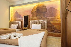 Comfort Double or Twin Room, Mountain View | Premium bedding, down comforters, free minibar items, blackout drapes