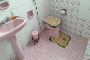 シャワー、石鹸、トイレットペーパー