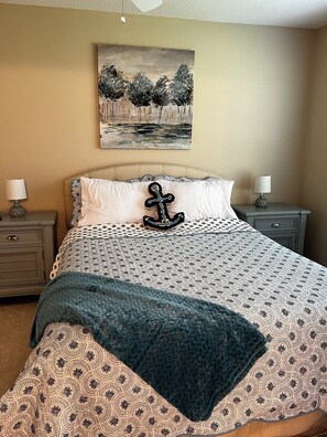 2 bedrooms, iron/ironing board, free WiFi, bed sheets