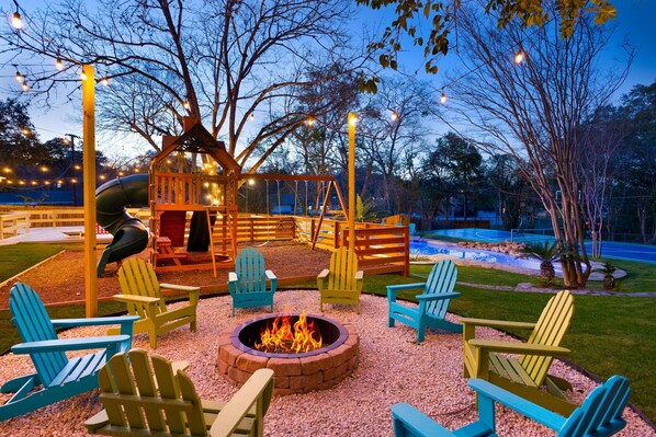 Overnattingsstedets uteområder