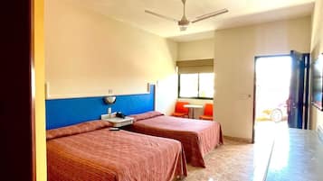 Double Room, 2 Double Beds, Non Smoking, City View | Free WiFi