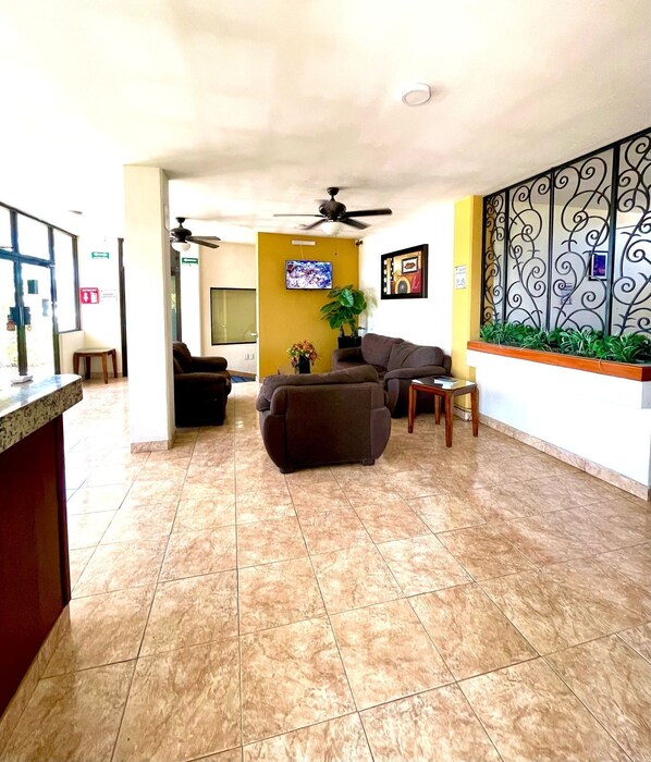 Living area - La Palapa hotel familiar (Mazatlán)