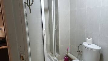 Towels, soap, toilet paper