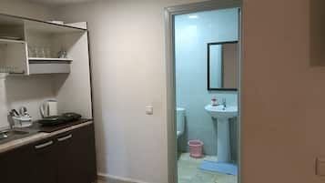 Towels, soap, toilet paper