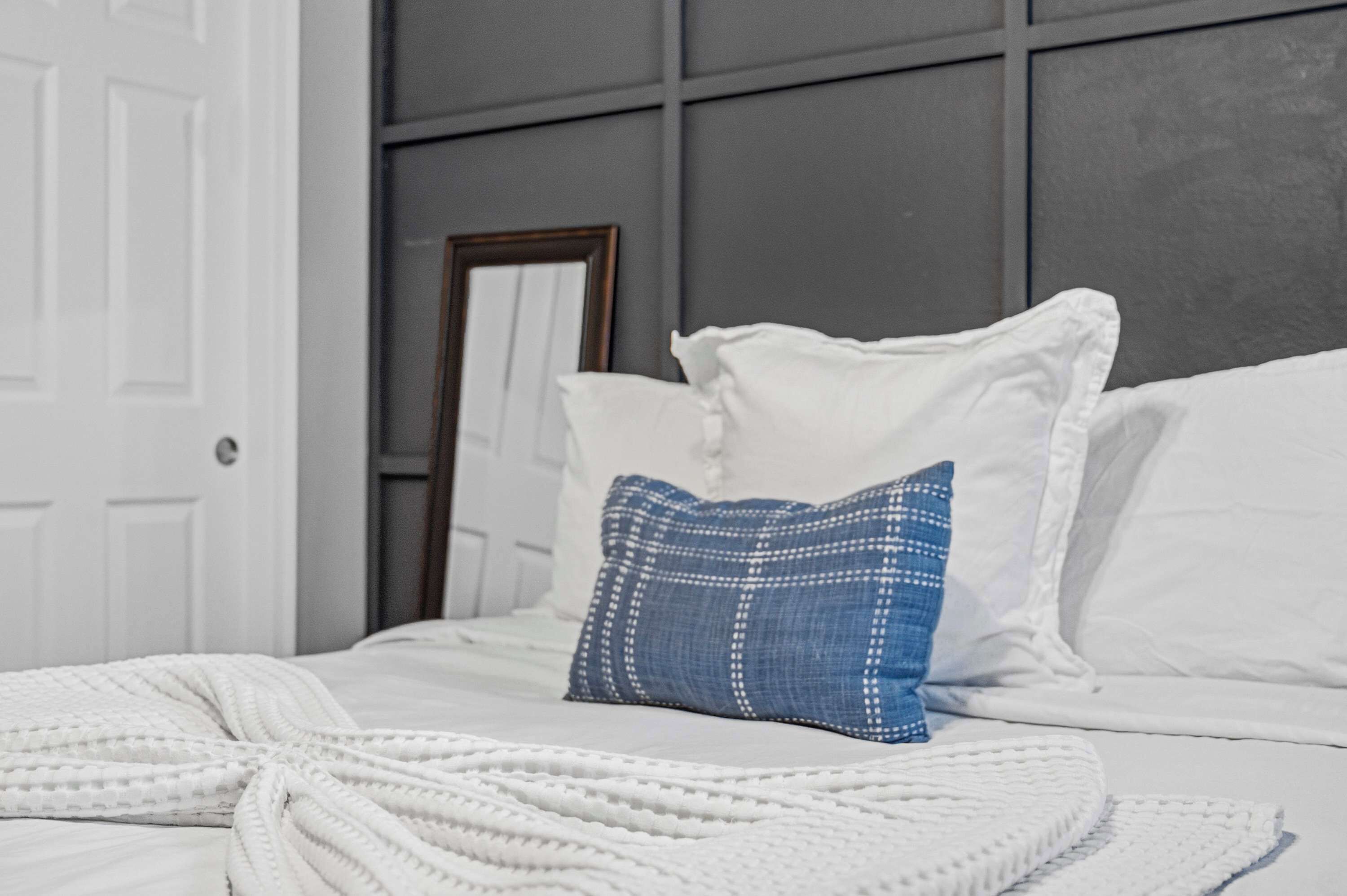 2 bedrooms, iron/ironing board, travel crib, WiFi