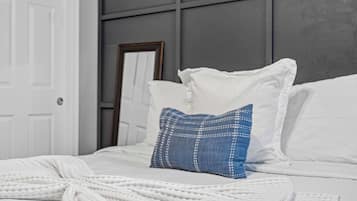 2 bedrooms, iron/ironing board, travel crib, WiFi