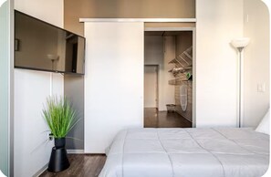 2 chambres, fer et planche à repasser, Wi-Fi, literie fournie