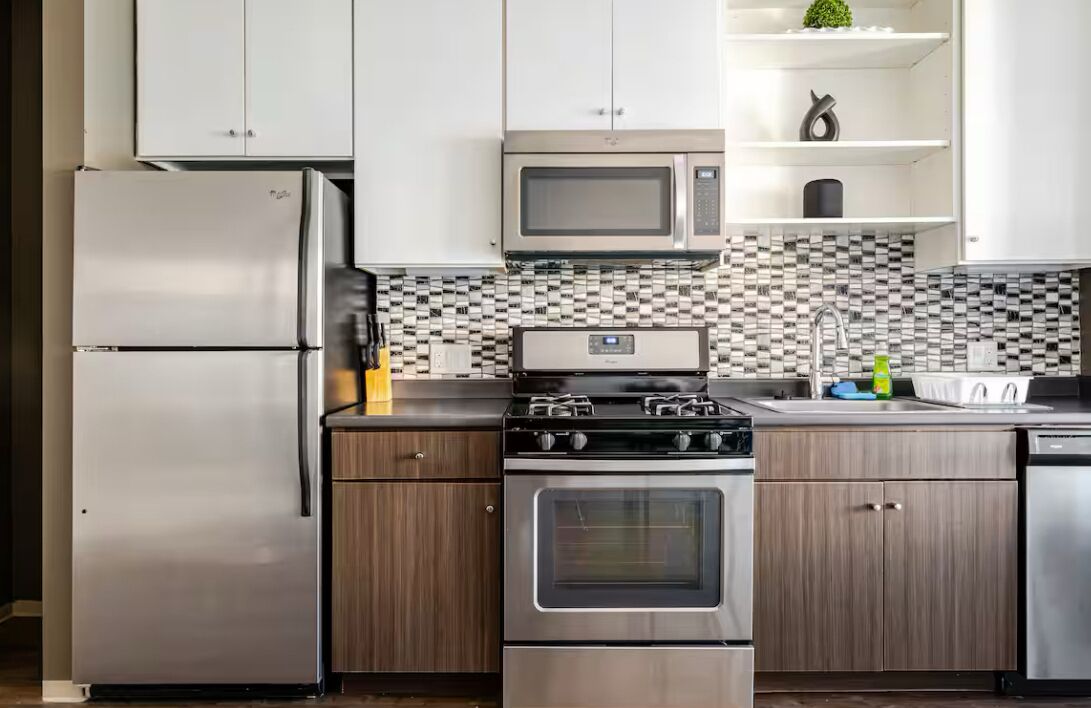 微波炉、烤箱、炉灶、洗碗机