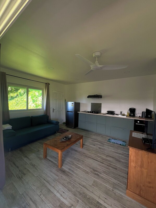 Living area - Âpara Feti'a - Mirimiri Lodge (Tumaraa)