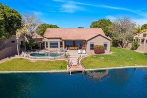 Exterior - Waterfront in Ocotillo, 4BR, 2BA, Heated Pool (Chandler)