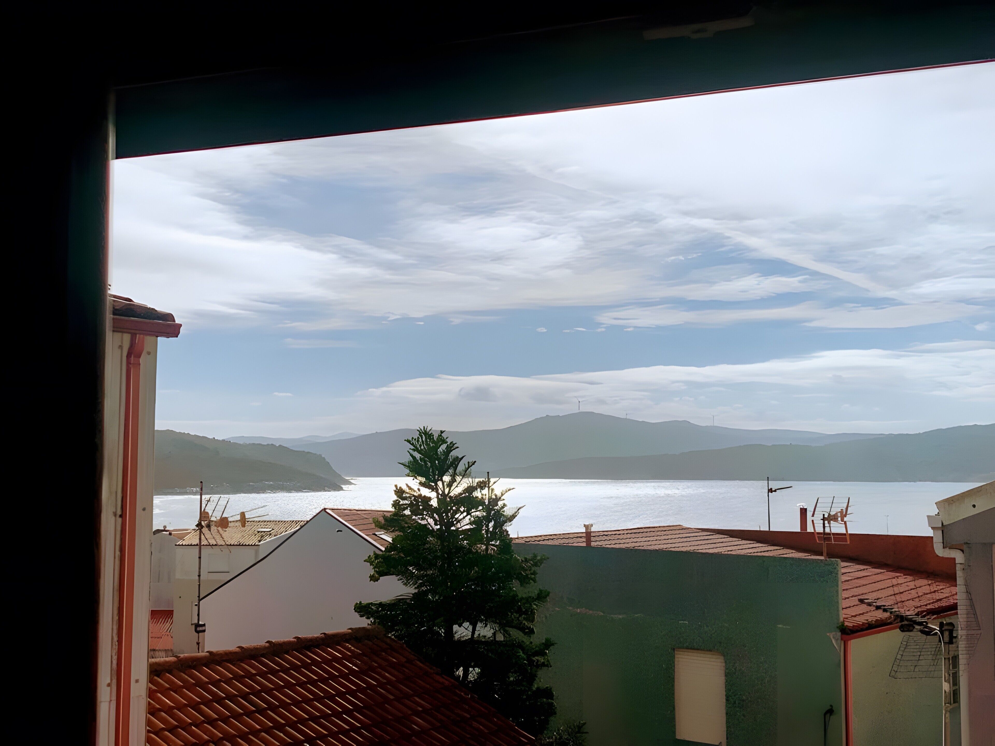 Blick von der Unterkunft