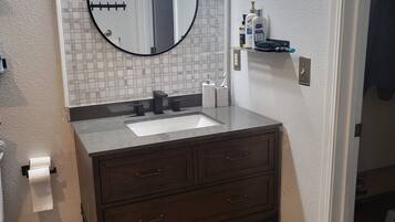 Towels, soap, toilet paper