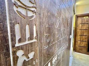 Deluxe Double or Twin Room, City View | Desk, laptop workspace, blackout drapes, soundproofing - Paradise Pyramids View Inn (Giza)