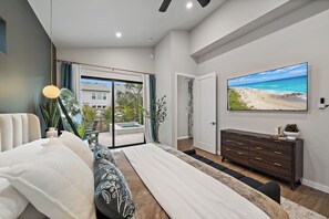 4 dormitorios, escritorio, wifi gratis y ropa de cama